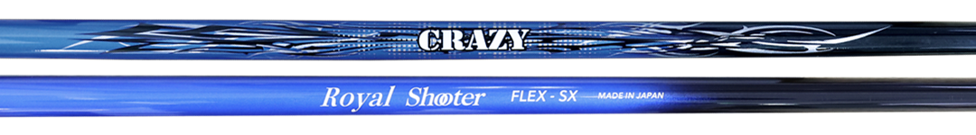 ランキング2022 クレイジー ROYAL SHOOTER ドライバー用 カーボンシャフト ブルー 2022年 CRAZY Graphite  Shaft for Driver Blue 2022sp